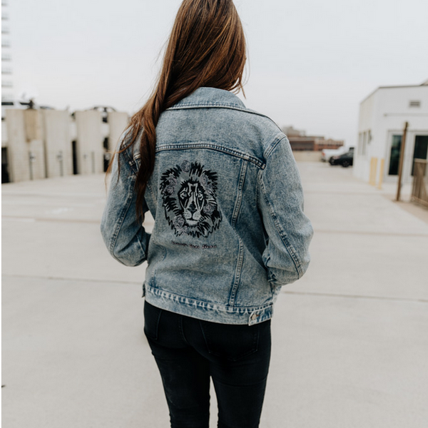 Courage Dear Heart Denim Jacket