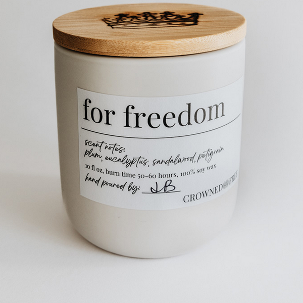 For Freedom Candle